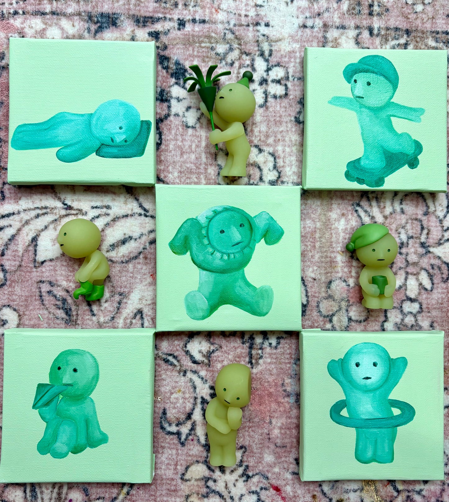 Smiski Blind Box Painting
